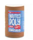 Fio náutico poly slim 3mm cor 7148 kraft 400g com 350 metros