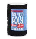 Fio náutico poly slim 3mm cor 8990 preto 400g com 350 metros Fio náutico poly slim 3mm cor 8990 preto 400g com 350 metros