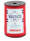 Fio Náutico Slim Círculo 3mm Vermelho 400g - Cor 3402