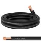 Fio NM-B 6/3 com terra, cabo interno trançado 6/3 W/G NM-B de 10 pés, fio de cobre 6 AWG, cabo NM-B não metálico revestido de 6 calibre 3 condutores, fiação elétrica residencial para interruptores de circuito ramificado, tomada