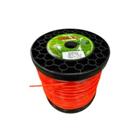 Fio Nylon Rocadeira 3,0 Mm 2 Kg Quadrado Laranja - Grilon Garden