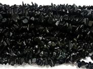 Fio Obsidiana Negra Cascalho Extra Furado Pedra Natural Rolada e Furado 90cm Fio Obsidiana Negra Cascalho Extra Furado Pedra Natural Rolada e Furado 90cm
