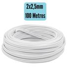 Fio Paralelo Elétrico Cobre 2x1,5mm e 2x2,5mm - Rolos Com 10, 20, 30, 40, 50 e 100 Metros