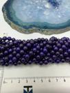 Fio Pedra Natural Jade Roxa 6mm - Ideal para Semi-Joias
