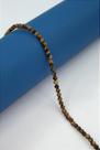 Fio Pedra Olho de Tigre 4mm - 40cm - Bijuteria Natural