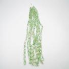 Fio Pedras 16x6mm 20un Retângulo Listra Verde 30cm Artes