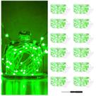 Fio prateado impermeável Fairy Lights Bexdir 20LED de 7 m, pacote com 12 Fio prateado impermeável Fairy Lights Bexdir 20LED de 7 m, pacote com 12