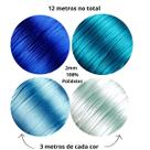 Fio Rabo De Rato Cordão Kit 12 Metros Varias Cores Nybc Fio Rabo De Rato Cordão Kit 12 Metros Varias Cores Nybc