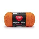 Fio Red Heart Super Saver Jumbo 396g de acrílico de abóbora