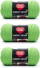 Fio Red Heart Super Saver Spring Green 198g/364m - pacote com 3