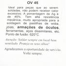 Fio Solda Prata Ov 45 % P/armação Óculos Bijuteria 10 Gramas