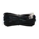Fio Telefone com Jack Rj-11 5 metros Preto