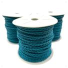 Fio Trançado material ecológico 3mm Azul 1 Metro Fio Trançado material ecológico 3mm Azul 1 Metro