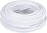 Fio tv coaxial rg59 95% branco ste - metro