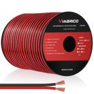 Fio VIABRICO 16 Gauge 100 pés 2 condutores vermelho preto 12V/24V DC