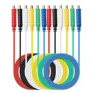 Fios de ligação magnética Sumnacon 6pc Silicon 1m para testar 30VAC