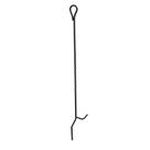 Fireplace Poker Panacea 102 cm revestida a pó preto