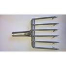 Fisga inox 06 farpas 15x13cm