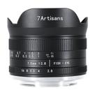 Fisheye Lens 7artisans 7,5 mm f2.8 Mark II com foco manual para Sony