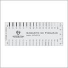 Fissurômetro Gabarito Régua Fissuras Equivalente Modelo FISS01 PVC Transp Fenix Fissurômetro Gabarito Régua Fissuras Equivalente Modelo FISS01 PVC Transp Fenix