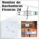 Fissurômetro Régua Fissura Monitor Rachadura Parede 2d Fenix
