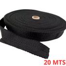 Fita 30mm Cadarço Preto 20 Metro