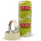 Fita adesiva 18 mm x 50 m com 13 peças cristal - 10101401 (Cristal)