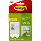 Fita adesiva 3M Command Picture Hanging Strips 12 pares