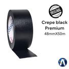 Fita Adesiva 6270 Crepe Preta Premium 48mmX50m