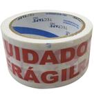 Fita Adesiva Branca Cuidado Frágil 48mmx50mt Tec Tape