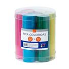 Fita Adesiva BRW Colorida 12mm x 10m Pote 72 Un Fita Adesiva BRW Colorida 12mm x 10m Pote 72 Un