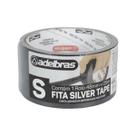 Fita Adesiva Cinza Silver Tape 48mm x 5m Adelbras