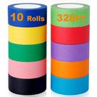 Fita adesiva colorida Fabulas 10 rolos 2,5 cm x 100 m