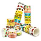 Fita Adesiva Colorida Washi Tape Personalizado 30 Unidades