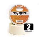 Fita Adesiva Crepe Papel 48mm X 50m C/2 Rolos 48x50 Fita Adesiva Crepe Papel 48mm X 50m C/2 Rolos 48x50