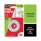 Fita Adesiva Dupla Face Scotch 3M com Espuma para Uso Interno 24mmx1,5m Fita Adesiva Dupla Face Scotch 3M com Espuma para Uso Interno 24mmx1,5m