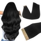 Fita adesiva em extensões de cabelo DOORES Jet Black 50g 20cm 20pcs