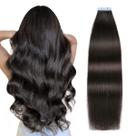 Fita adesiva em extensões de cabelo SUYYA 30 cm 20 unidades 40 g Off Black