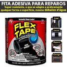 Fita Adesiva Flex Tape Preta Super Reparos Cola Tudo - House Têxtil
