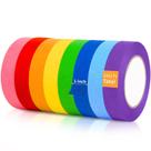 Fita adesiva LRCXL 8 rolos multicolorida 400m x 25mm para artes