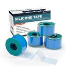 Fita adesiva médica de silicone Ceeport 1x5,46 jardas 4 rolos