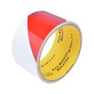Fita Adesiva Refletiva 50mm x 3m Vermelho / Branco Vonder Fita Adesiva Refletiva 50mm x 3m Vermelho / Branco Vonder