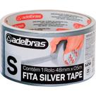 Fita Adesiva Silvert.Adel.48X 5M Prata