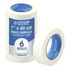 Fita adesiva Spartan Industrial 1x55m para etiquetar 6 rolos