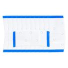 Fita adesiva Sunshine Tape Blue Hole Punch Mini Strips x36