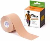 Fita Adesiva Tmax Bandagem Funcional Elástica Fisioterapia Cor Bege