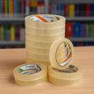 Fita Adesiva Transparente 12mm x 40m Kit com 10 Rolos para Embalagem, Escritório e Uso Geral