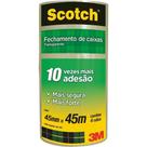 Fita Adesiva Transparente Scotch Modelo Scotch 45mm X 45m Embalagem com 4 Unidades Fita Adesiva Transparente Scotch Modelo Scotch 45mm X 45m Embalagem com 4 Unidades