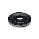 Fita Adesiva Vedação Janela Porta 5x5 Preto - 10 Metros