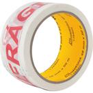 Fita Adesiva Vonder 48 Mm X 50 M Branca E Vermelha Polipropileno Acrílico À Base De Água